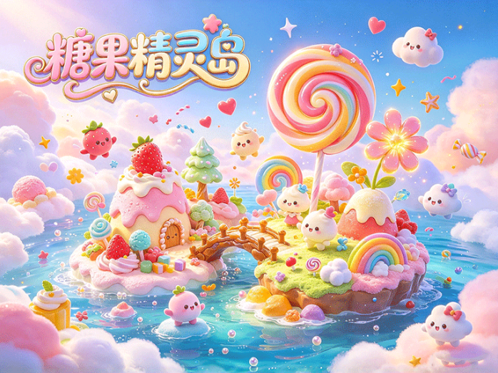 糖果精灵岛新游首码上线!探索神秘岛屿,陪伴精灵不断成长进化