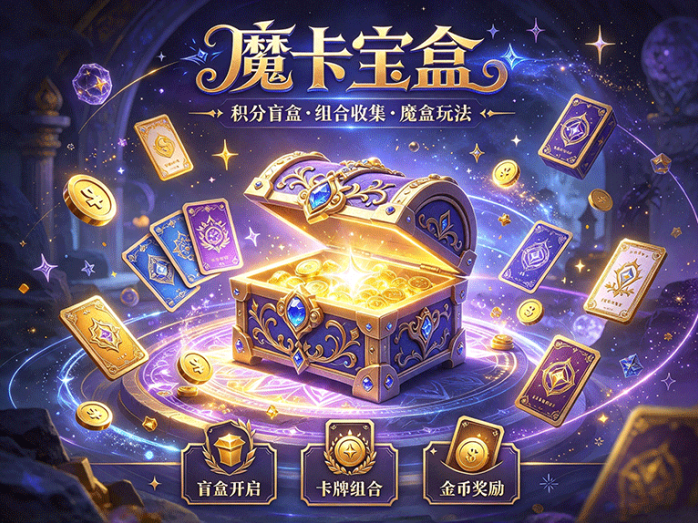 魔卡宝盒10月10日预计上线,积分盲盒、组合收集与魔盒奖励玩法抢先看