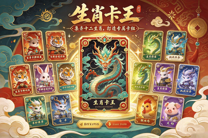 《生肖卡王》十二生肖卡牌集结!收集、合成、升级多种玩法,搭配专属卡组解锁更多图鉴内容