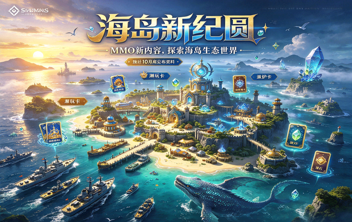 海岛新纪元新版本预计11月上线！MMO模式开启，海岛基建、海兽养成与海战玩法再升级