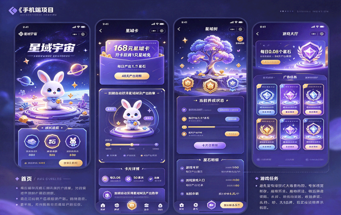 星域宇宙预计10月底公测!168米星域卡,40天产出星石还能获得星域树